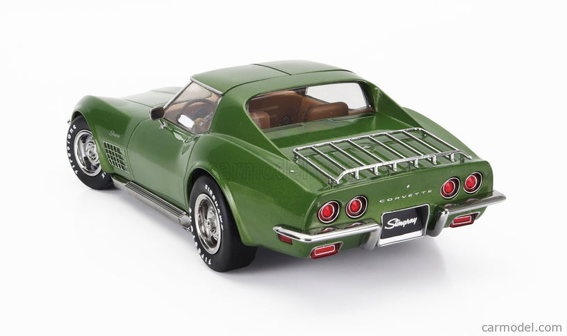 Chevrolet Corvette C3 1972 - With Removable Roof Parts 1:18 KK Scale zelená