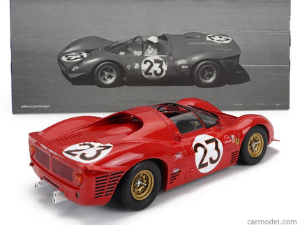 Ferrari 330 P3 4.0L V12 Spider Team Ferrari Spa Sefac N°23 Víťaz 24h Daytona 1967 Lorenzo Bandini - Chris Amon 1:18 Werk83 červená