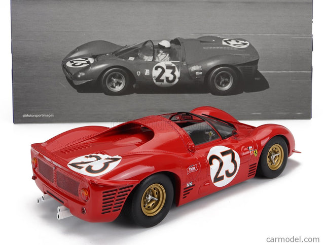 Ferrari 330 P3 4.0L V12 Spider Team Ferrari Spa Sefac N°23 Víťaz 24h Daytona 1967 Lorenzo Bandini - Chris Amon 1:18 Werk83 červená