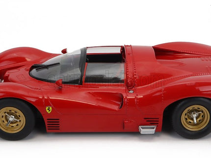 Ferrari 330 P3 4.0L V12 Spider Bez Dekorácií Version Open Roof 1966 1:18 Werk83 červená