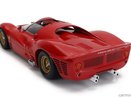 Ferrari 330 P3 4.0L V12 Spider Bez Dekorácií Version Open Roof 1966 1:18 Werk83 červená