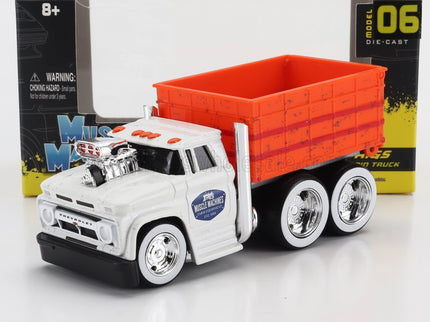 CHEVROLET | C-60 GRAIN TRUCK 3-ASSI CUSTOM 1966 | WHITE ORANGE