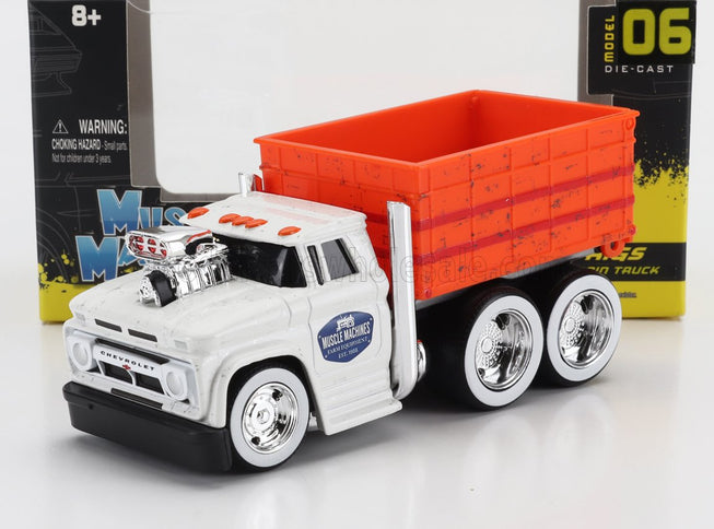 CHEVROLET | C-60 GRAIN TRUCK 3-ASSI CUSTOM 1966 | WHITE ORANGE