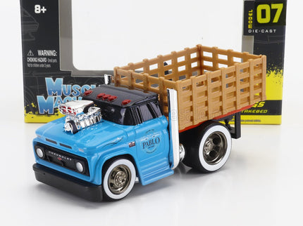 CHEVROLET | C-60 TRUCK STAKEBED PABLO 3-ASSI CUSTOM 1966 | BLUE