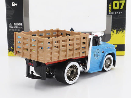 CHEVROLET | C-60 TRUCK STAKEBED PABLO 3-ASSI CUSTOM 1966 | BLUE
