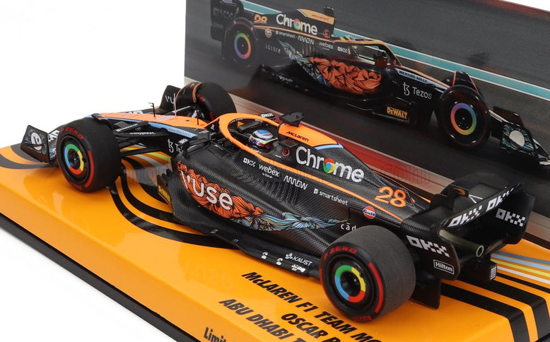 McLAREN | F1  MCL36 TEAM MCLAREN N 28 TEST ABU DHABI 2022 OSCAR PIASTRI | ORANGE BLACK