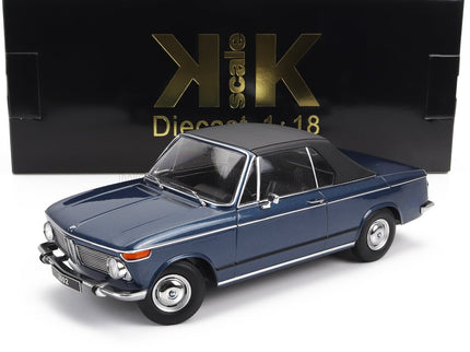 BMW | 2002 CABRIOLET 1968 - WITH REMOVABLE SOFT-TOP | BLUE MET