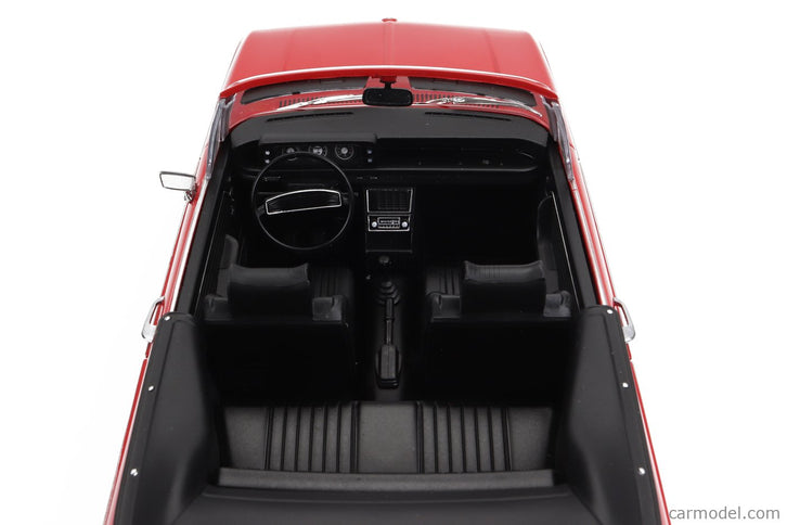 BMW 2002 Cabriolet 1968 - With Removable Soft-Top 1:18 KK Scale červená