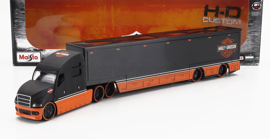TRUCK | H-D HAULERS TRUCK HARLEY DAVIDSON CAR TRANSPORTER 2021 | BLACK ORANGE