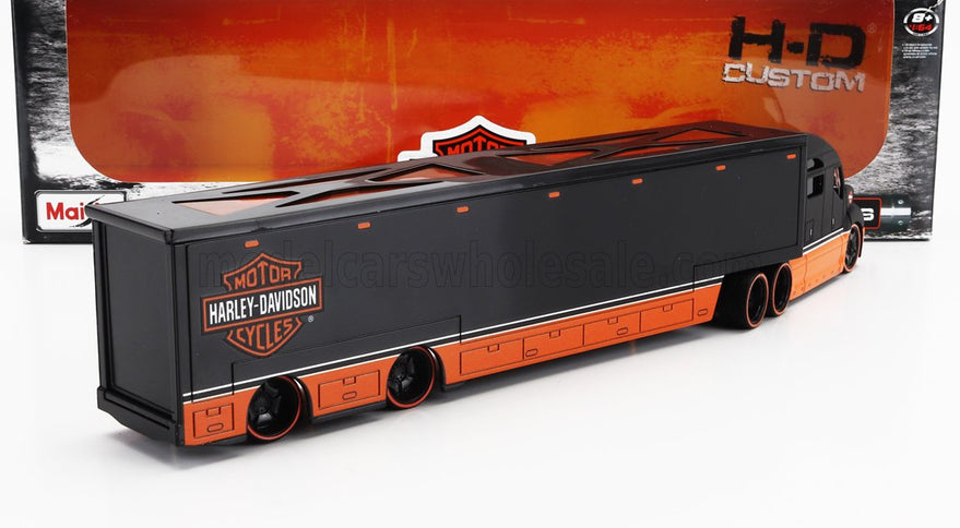 TRUCK | H-D HAULERS TRUCK HARLEY DAVIDSON CAR TRANSPORTER 2021 | BLACK ORANGE