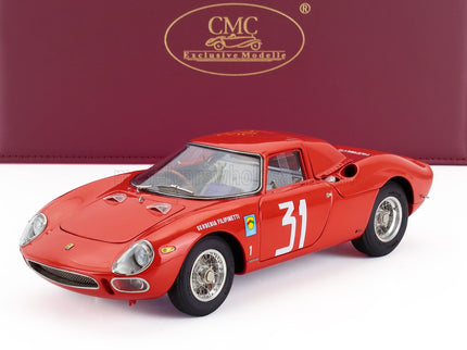 FERRARI | 250LM ch.n5899 TEAM SCUDERIA FILIPINETTI N 31 WINNER MONZA 1964 NINO VACCARELLA | RED