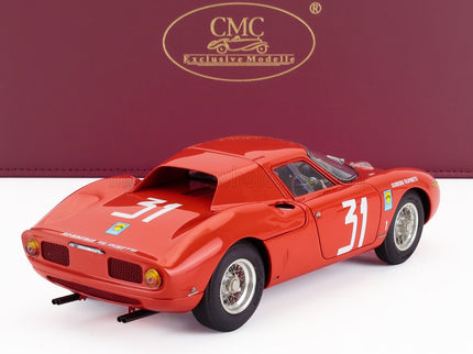 FERRARI | 250LM ch.n5899 TEAM SCUDERIA FILIPINETTI N 31 WINNER MONZA 1964 NINO VACCARELLA | RED