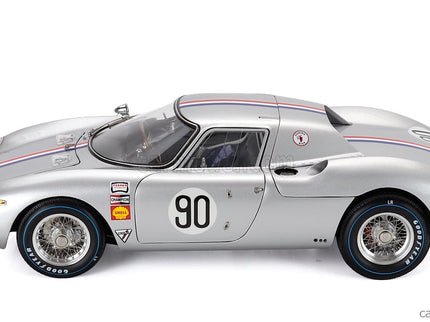 Ferrari 250LM Ch. n5909 N°90 Rally Nassau Tourist 1964 Bob Grossman 1:18 CMC strieborná