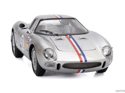 Ferrari 250LM Ch. n5909 N°90 Rally Nassau Tourist 1964 Bob Grossman 1:18 CMC strieborná