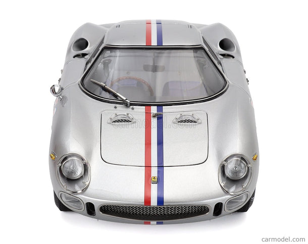 Ferrari 250LM Ch. n5909 N°90 Rally Nassau Tourist 1964 Bob Grossman 1:18 CMC strieborná