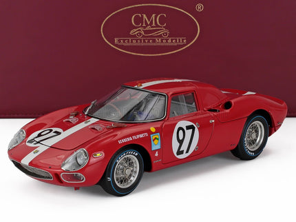 FERRARI | 250LM 3.3L V12 ch.s n6119 TEAM SCUDERIA FILIPINETTI N 27 6th LE MANS 1965 DIETER SPOERRY - ARMAND BOLLER | RED