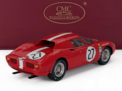 FERRARI | 250LM 3.3L V12 ch.s n6119 TEAM SCUDERIA FILIPINETTI N 27 6th LE MANS 1965 DIETER SPOERRY - ARMAND BOLLER | RED
