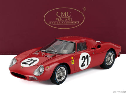Ferrari 250LM 3.3L V12 Team N.A.R.T. North American Racing N°21 Víťaz 24h Le Mans 1965 Jochen Rindt - Masten Gregory 1:18 CMC červená