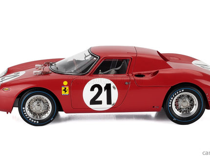 Ferrari 250LM 3.3L V12 Team N.A.R.T. North American Racing N°21 Víťaz 24h Le Mans 1965 Jochen Rindt - Masten Gregory 1:18 CMC červená