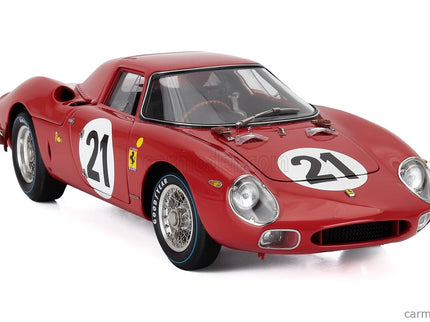 Ferrari 250LM 3.3L V12 Team N.A.R.T. North American Racing N°21 Víťaz 24h Le Mans 1965 Jochen Rindt - Masten Gregory 1:18 CMC červená