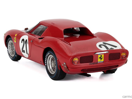 Ferrari 250LM 3.3L V12 Team N.A.R.T. North American Racing N°21 Víťaz 24h Le Mans 1965 Jochen Rindt - Masten Gregory 1:18 CMC červená