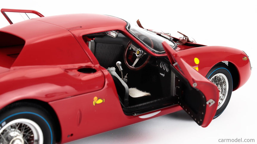Ferrari 250LM 3.3L V12 Team N.A.R.T. North American Racing N°21 Víťaz 24h Le Mans 1965 Jochen Rindt - Masten Gregory 1:18 CMC červená