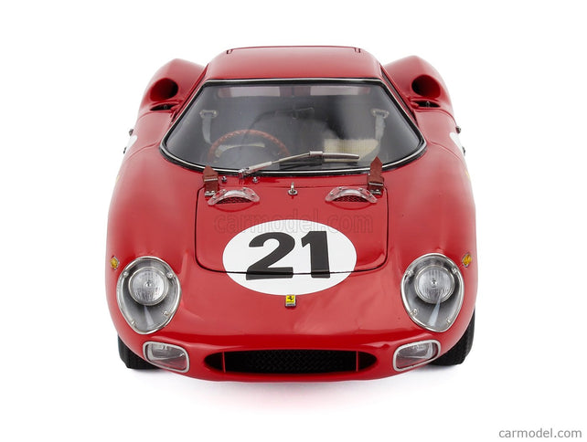 Ferrari 250LM 3.3L V12 Team N.A.R.T. North American Racing N°21 Víťaz 24h Le Mans 1965 Jochen Rindt - Masten Gregory 1:18 CMC červená