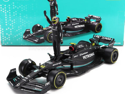 MERCEDES GP | F1 W14 TEAM MERCEDES-AMG PETRONAS FORMULA ONE N 44 SEASON 2023 LEWIS HAMILTON | MATT BLACK
