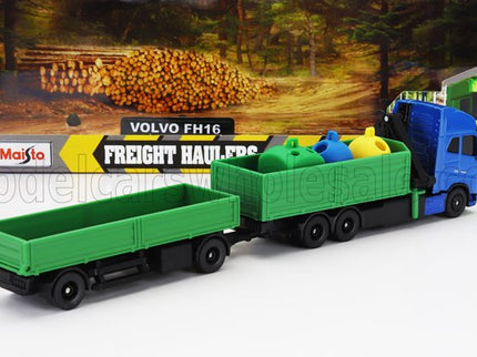 VOLVO | FH16 XL 750 TRUCK WITH GRUE 2021 | BLUE GREEN
