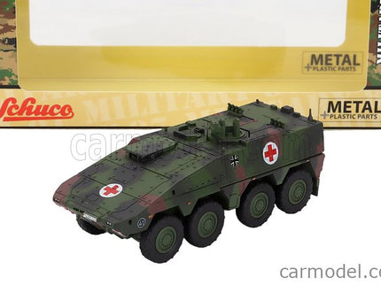 Tank Boxer Military Army Medic Unit 1945 1:87 Schuco maskovacia