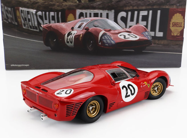 FERRARI | 330 P3 4.0L V12 COUPE ch.0848 TEAM FERRARI SEFAC N 20 24h LE MANS 1966 LUDOVICO SCARFIOTTI - MIKE PARKES | RED
