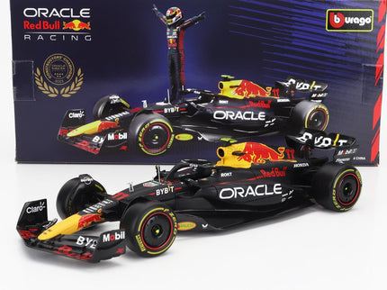 RED BULL | F1  RB19 TEAM ORACLE RED BULL RACING N 11 SEASON 2023 SERGIO PEREZ | MATT BLUE YELLOW RED