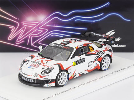 RENAULT | ALPINE A110 RGT TEAM CHAZEL TECHNOLOGIES COURSE N 60 4th RGT RALLY MONTECARLO 2024 ARMAND FUMAL - JULES ESCARTEFIGUE | WHITE BLACK