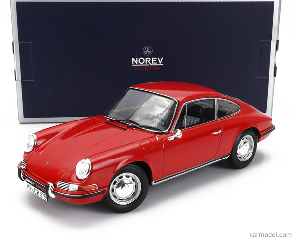 Porsche 901 911 L Coupe 1968 1:18 Norev Polo červená