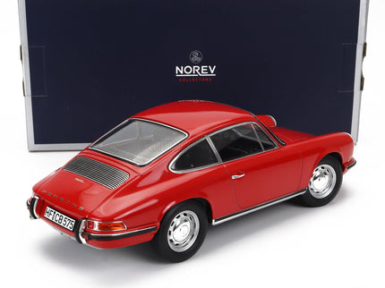 Porsche 901 911 L Coupe 1968 1:18 Norev Polo červená