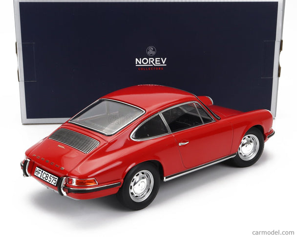 Porsche 901 911 L Coupe 1968 1:18 Norev Polo červená