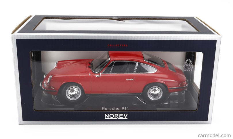 Porsche 901 911 L Coupe 1968 1:18 Norev Polo červená