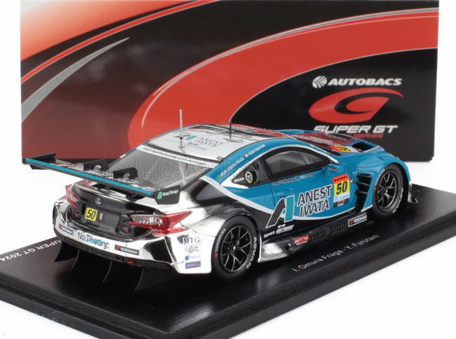 LEXUS | RC F GT3 ANEST IWATA RACING N 50 GT300 CLASS SUPER GT 2024 IGOR OMURA FRAGA - YUGA FURURTANI | LIGHT BLUE WHITE