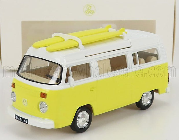 PORSCHE | T2b CAMPER VAN 1962 | YELLOW WHITE