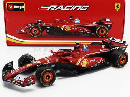 FERRARI | F1  SF-24 TEAM SCUDERIA FERRARI N 55 SEASON 2024 CARLOS SAINZ | RED BLACK