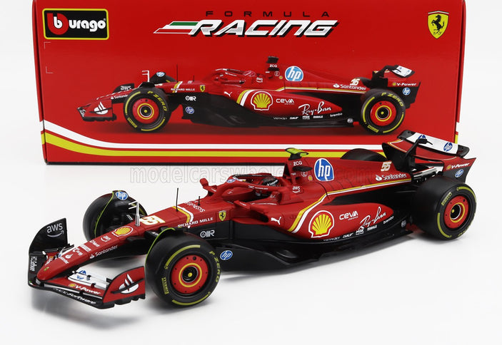 FERRARI | F1  SF-24 TEAM SCUDERIA FERRARI N 55 SEASON 2024 CARLOS SAINZ | RED BLACK