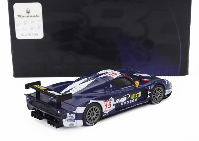 MASERATI | MC12 6.0L V12 TEAM JMB RACING N 15 4th 24h SPA 2008 BEN AUCOTT - ALAIN FERTE - STEPHANE DAOUDI | BLUE