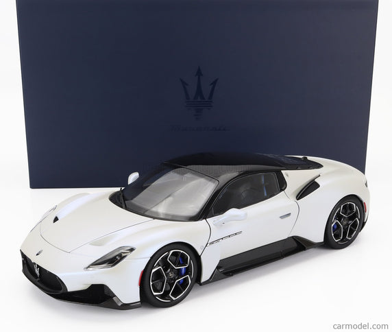 Maserati MC20 Gloss Black Roof 2020 1:18 BBR Models biela Audace - biela
