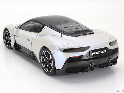 Maserati MC20 Gloss Black Roof 2020 1:18 BBR Models biela Audace - biela
