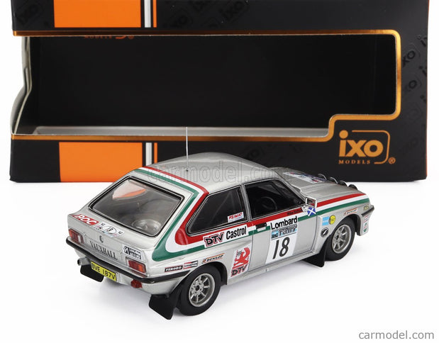 Vauxhall Chevette Hsr (night Version) N°18 Rally Rac Lombard 1980 Jimmy Mcrae - Mike Nicholson 1:43 IXO Models strieborná