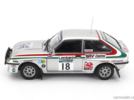 Vauxhall Chevette Hsr (night Version) N°18 Rally Rac Lombard 1980 Jimmy Mcrae - Mike Nicholson 1:43 IXO Models strieborná