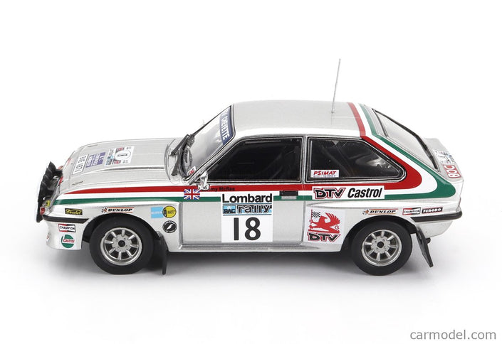 Vauxhall Chevette Hsr (night Version) N°18 Rally Rac Lombard 1980 Jimmy Mcrae - Mike Nicholson 1:43 IXO Models strieborná