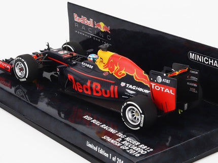 RED BULL | F1  RB12 TAG HEUER N 3 4th SPAIN GP 2016 DANIEL RICCIARDO | MATT BLUE RED YELLOW
