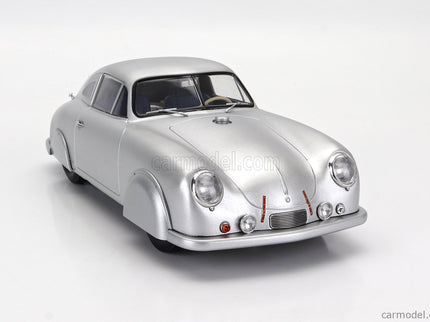 Porsche 356 SL Coupe Bez Dekorácií Version 1951 1:18 Werk83 strieborná