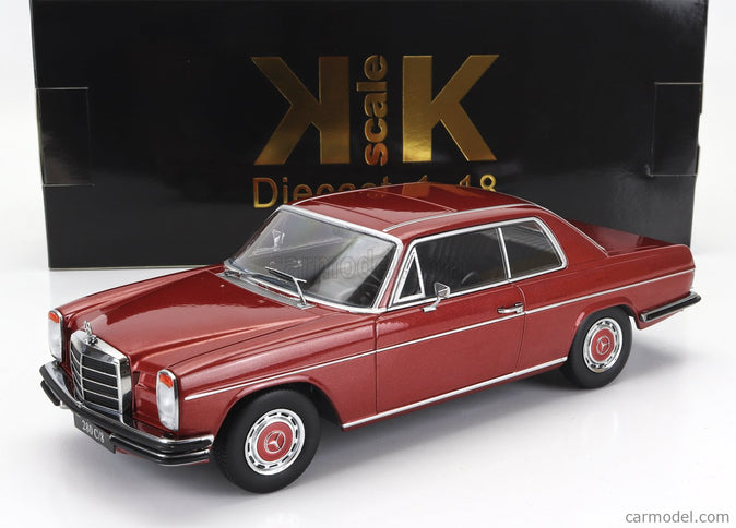 Mercedes Benz 280C/8 (W114) Coupe 1969 1:18 KK Scale červená metalická